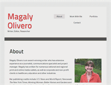 Tablet Screenshot of magalyolivero.com
